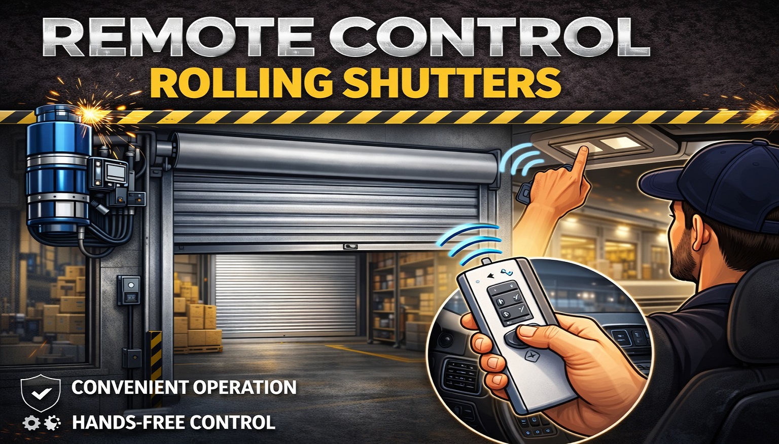 remote control rolling shutter manufacturer in Pune